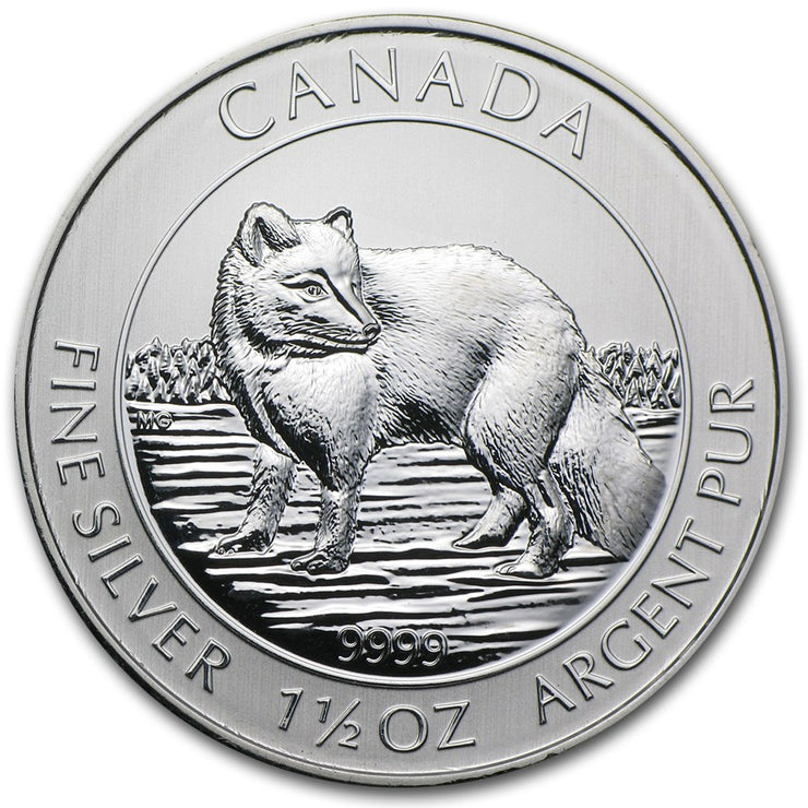 Silver Canadian Arctic Fox 1.5-oz