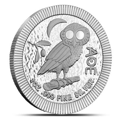 2020 $2 1 oz Niue Owl AG Coin Stackable