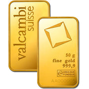 Gold Valcambi Bar 50 gram