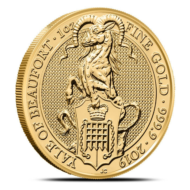 UK QB Gold Yale of Beaufort 1 oz 2019